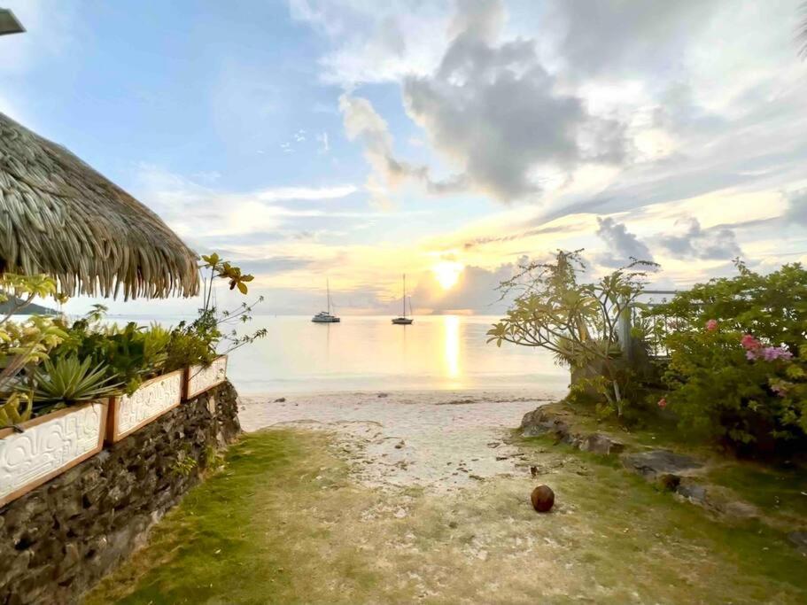 Meri Lodge Huahine Fare Extérieur photo