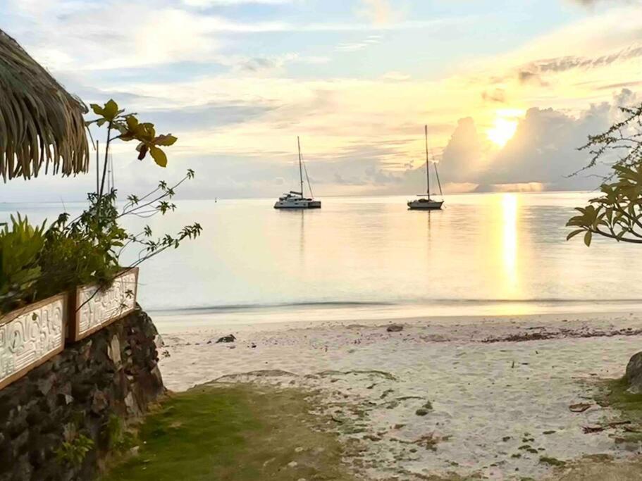 Meri Lodge Huahine Fare Extérieur photo